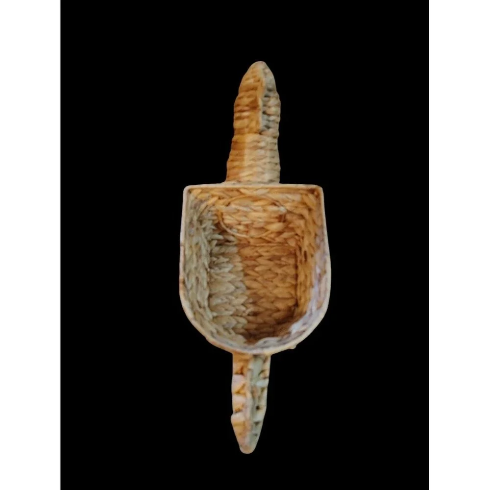 Dinosaur Rattan Wicker Plant Fruit Storage Decorative Planter